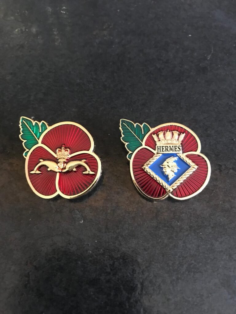 About Mark Mark’s Submarine Service and HMS Hermes poppy badges